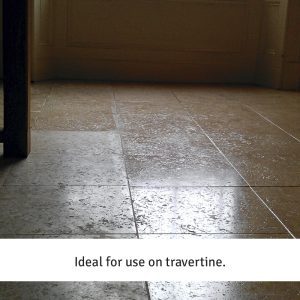 Ideal for use on travertine