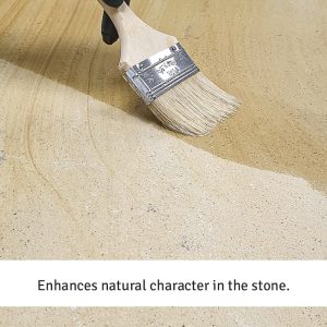 Enhances natural character in the stone.